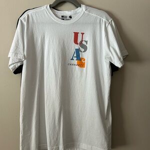 Carhartt White USA Graphic Men's T-Shirt